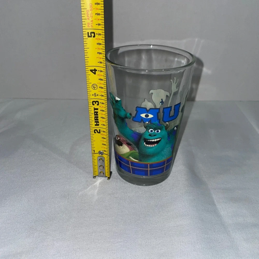 Disney Pixar Monsters University Mike & Sulley Glass Tumbler Set of 2 MU Cup